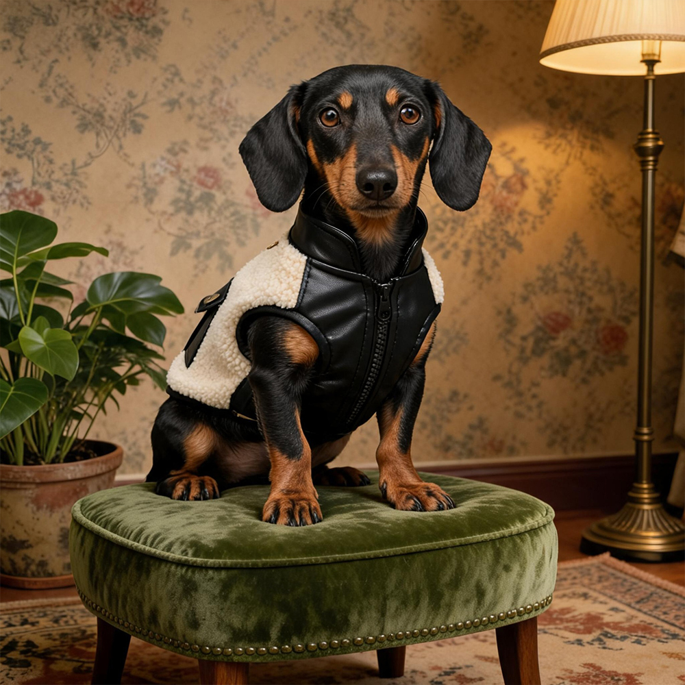 Personalized Pets Winter Warm Plush Jacket | MNCloth277