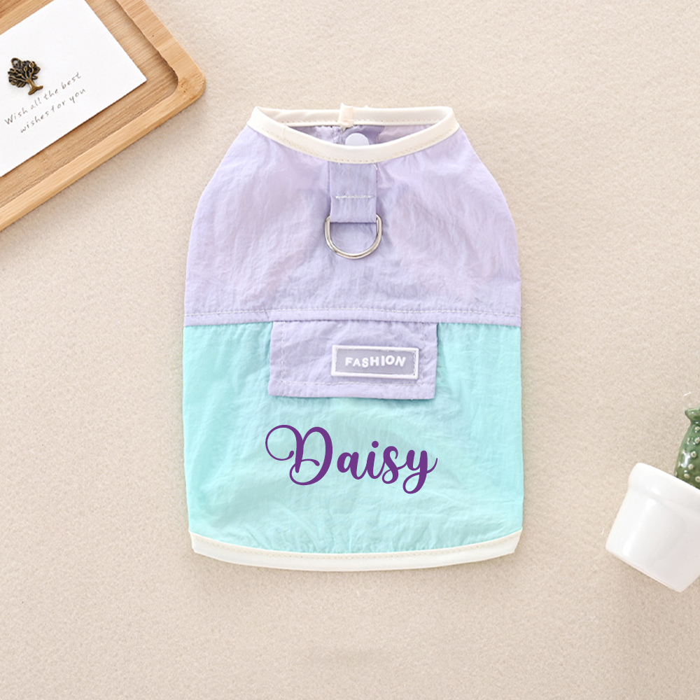 Personalized Pet Summer Cool And Sun Protection Vest | MNCloth248