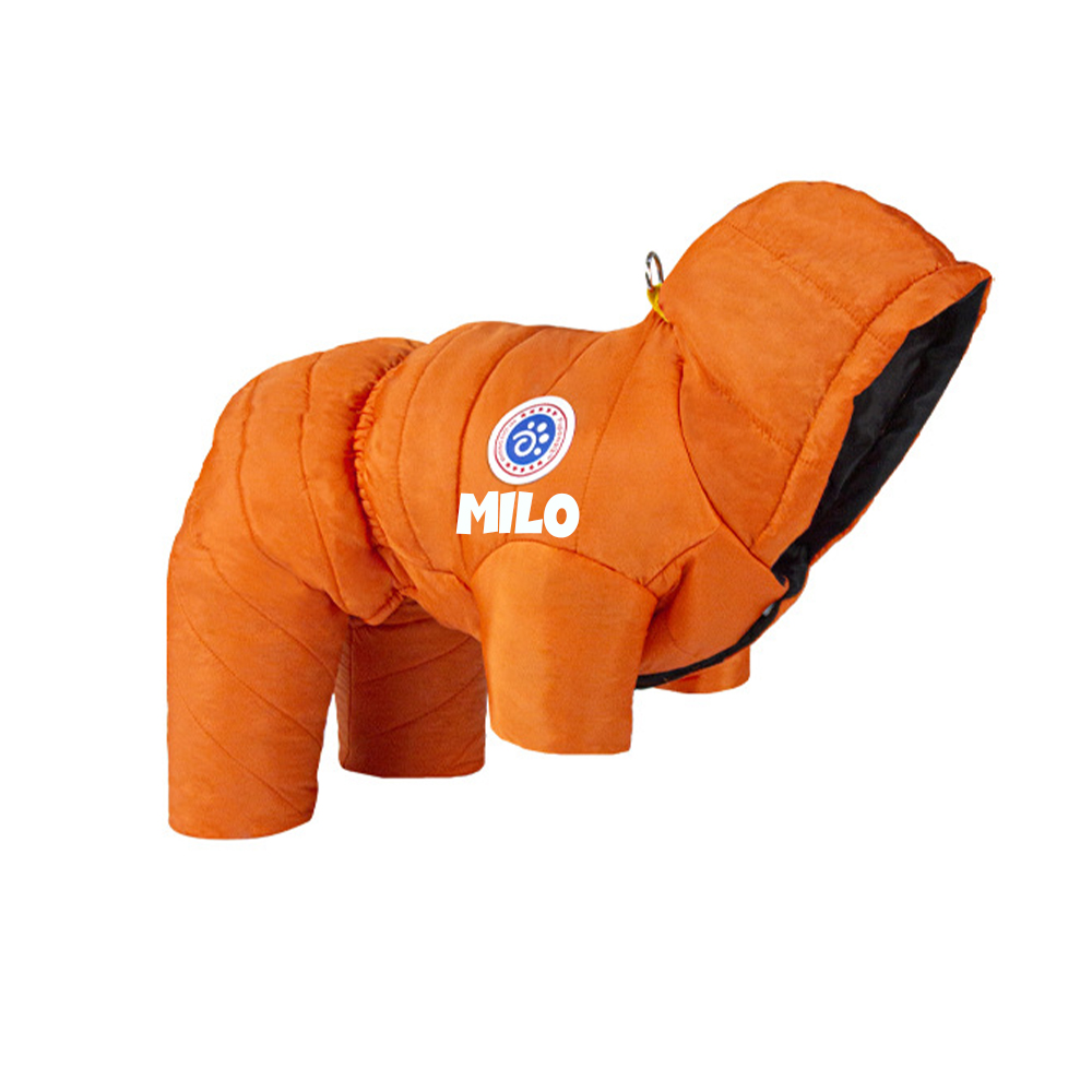 Personalized Pet Winter Warm Windproof Puffer Jacket | BKPet609