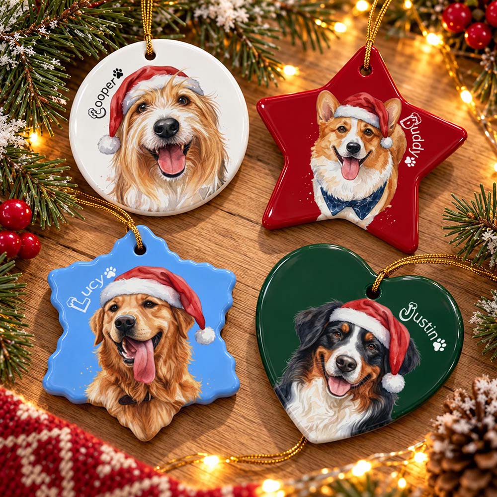 Personalized Pets Adorable Christmas Tree Ornament | MNGift46