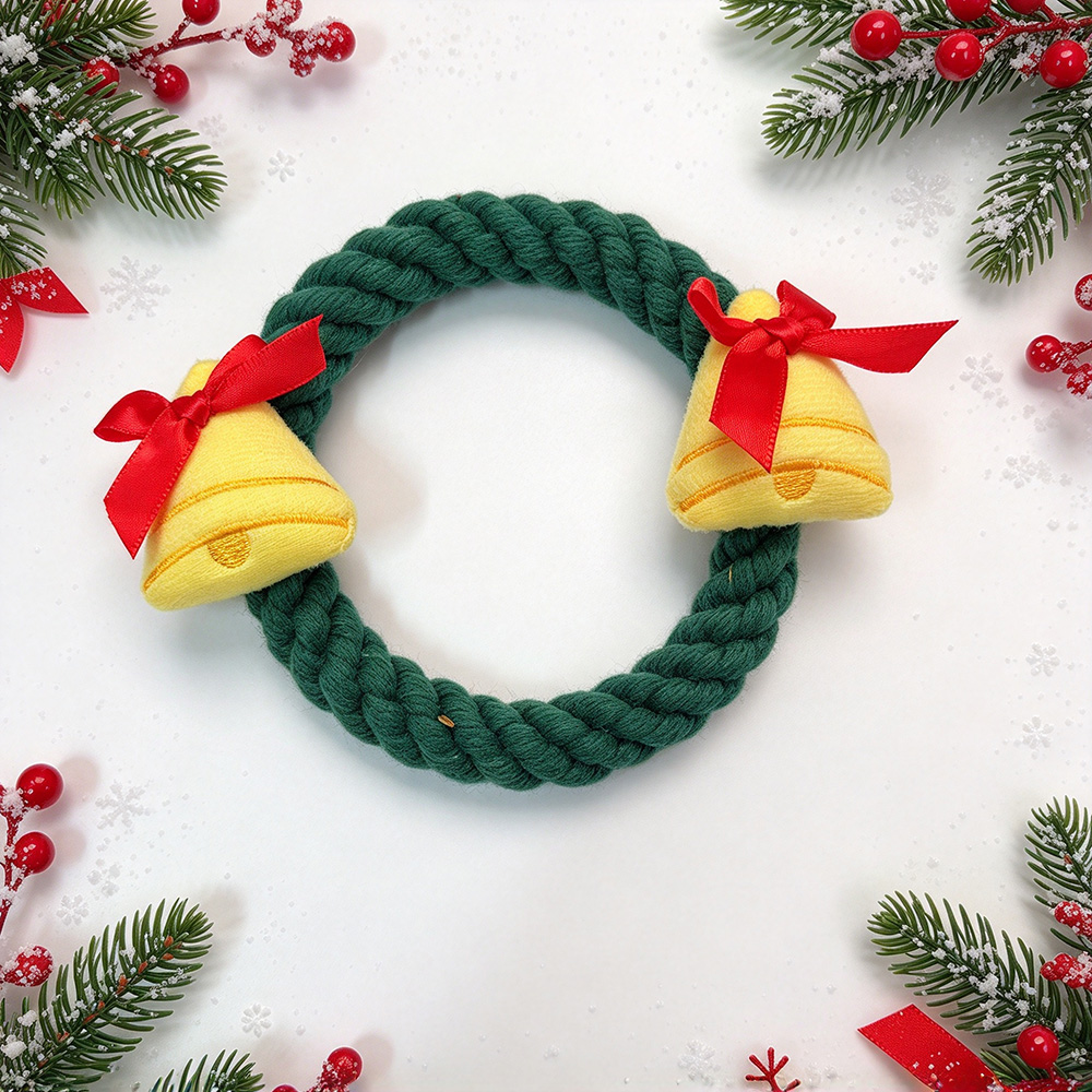 Christmas Rope Pet Knotted Chew Toy | MNToy29