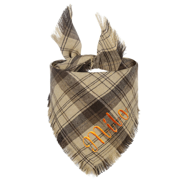 Personalized Autumn Dog Bandana for Comfort & Unique | BKPet19