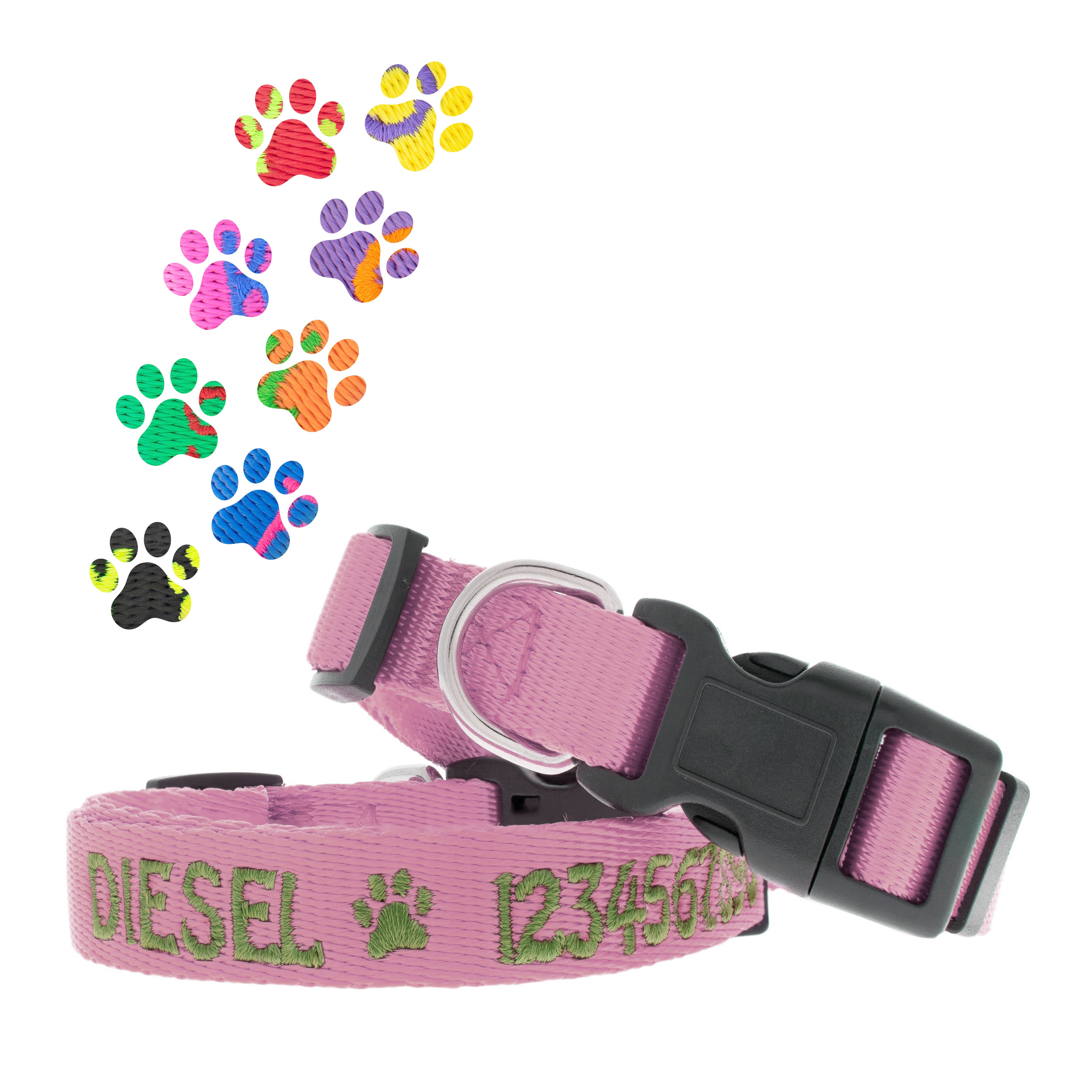 Personalized Embroidered Pet Collar for Funny & Unique | BKPet37