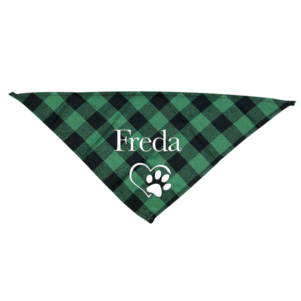 Personalized Embroidered Dog Bandana for Comfort & Unique | BKPet164