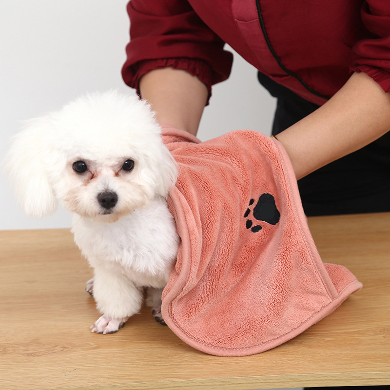 Personalized Embroidered Pet Drying Towel | BKPet167