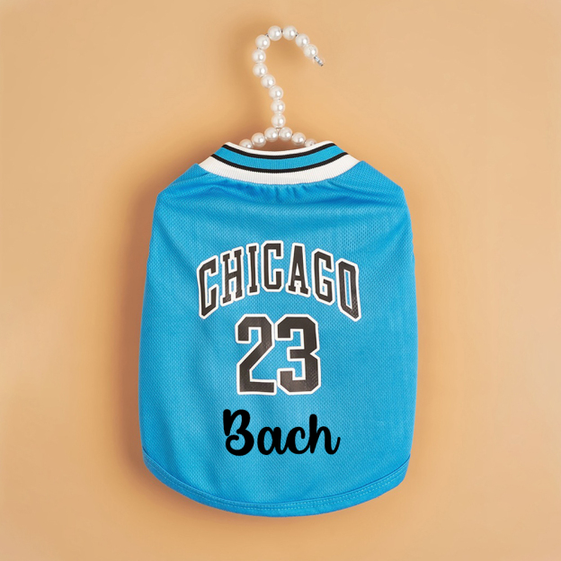 Personalized Pet Basketball Breathable Sport Jersey | BKPet169