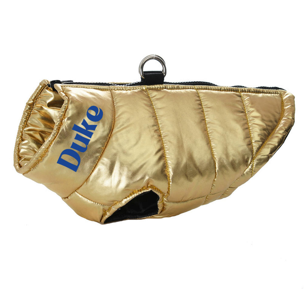 Personalized Pet Winter Warm Windproof Puffer Jacket | BKPet266