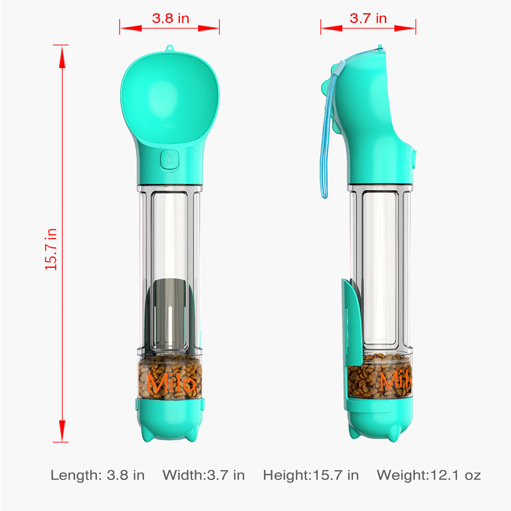 Personalized 4 in 1 Dog Water Bottle Container | MNAccs85