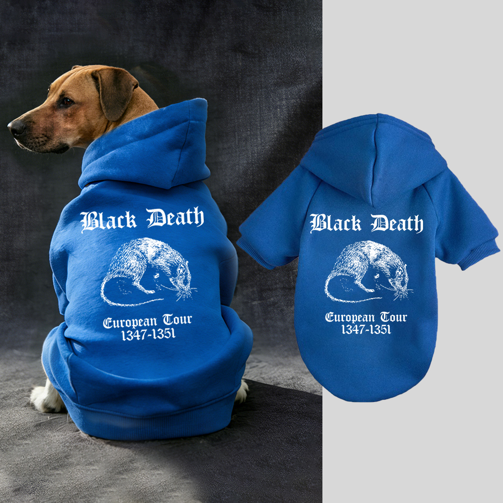 Black Death European Dour Puppy Hoodie | BKPet316