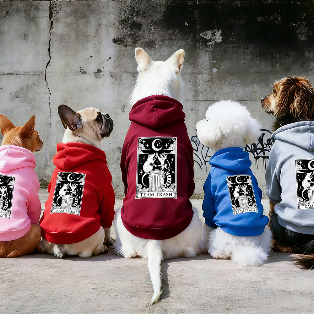 TEAM TRASH Puppy Hoodie | BKPet322