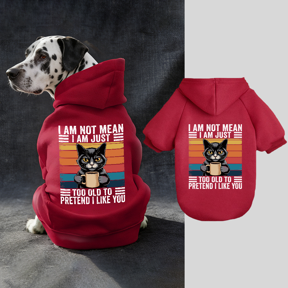 I AM NOT MEAN Puppy Hoodie | BKPet329