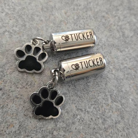 Personalized Pet Ashes Keepsake Keychain | BKPet351