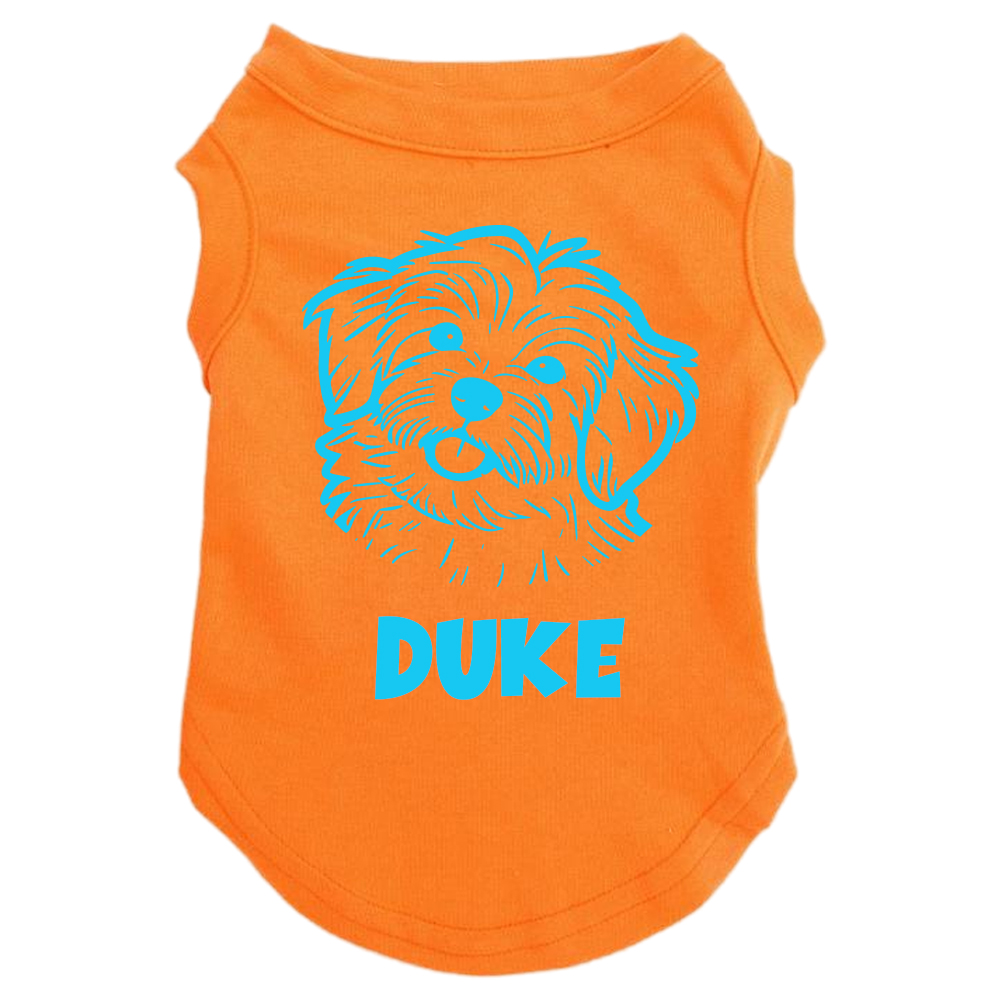 Personalized Adorable Pet Portrait Line-Art Shirt | BKPet440