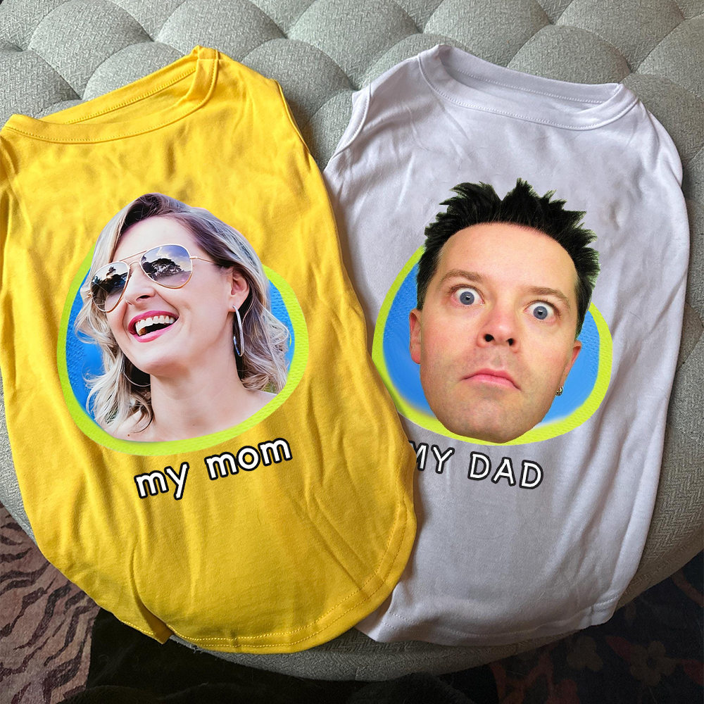 Personalized Funny Photo Pet Shirt | BKPet441