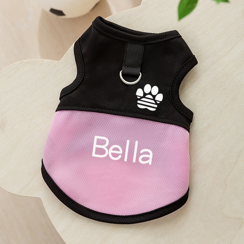 Personalized Pet Comfortable Breathable Mesh Vest | BKPet445