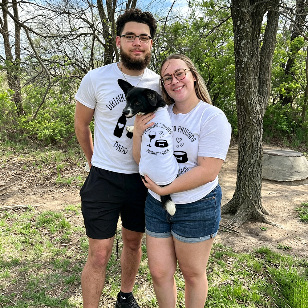 Personalized Mommy/Daddy & Pet Matching Shirt | BKPet460