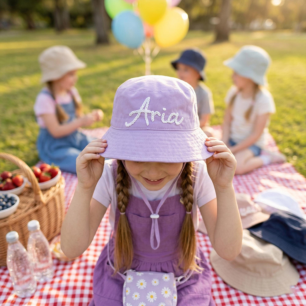 Personalized Kid Handmade Crocheted Fisherman's Hat | MNSummer17
