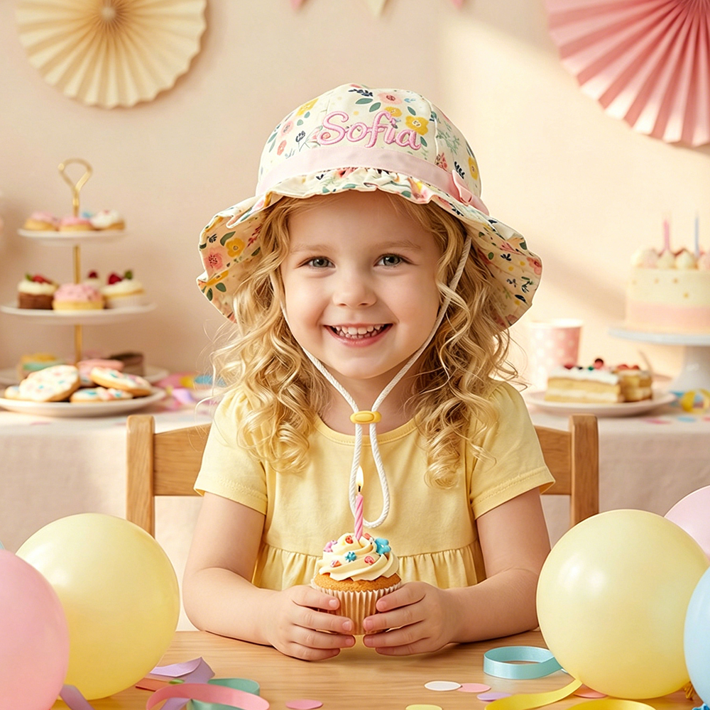 Personalized Embroidery Kids Bucket Hat | MNSummer15