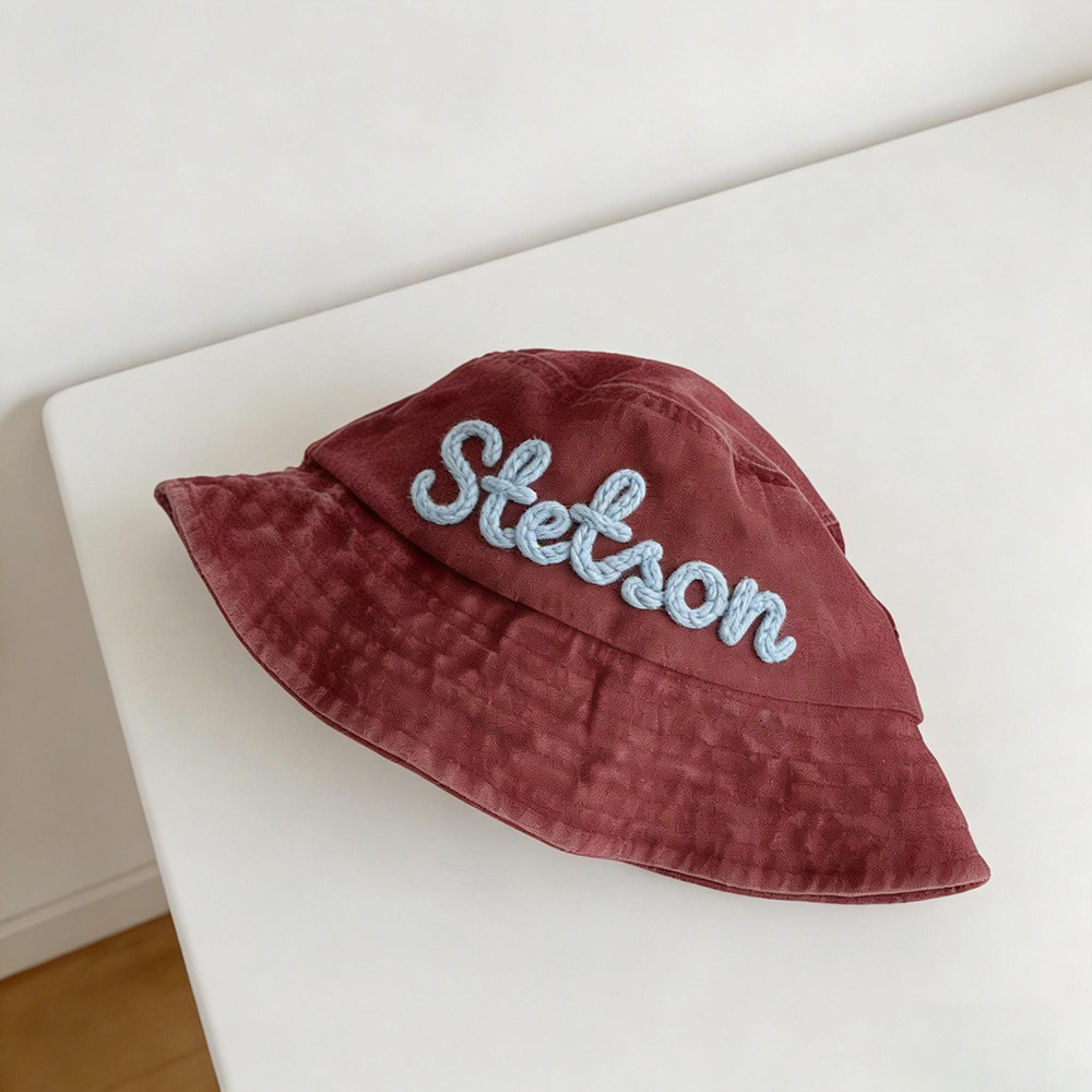 Personalized Embroidery Baby Bucket Hat With Name | MNSummer11