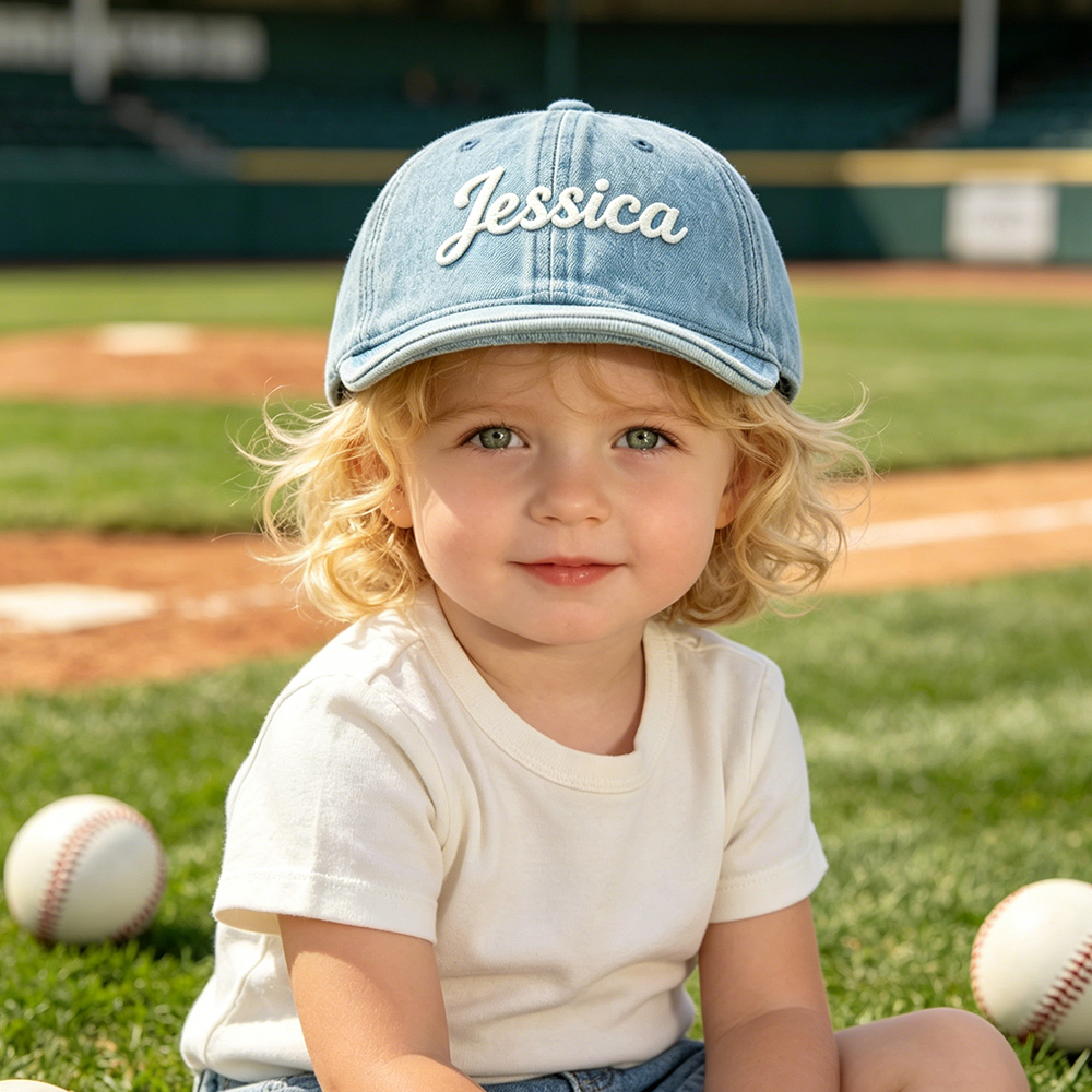 Personalized Baby Baseball Cap Custom Name Toddler Hat | MNSummer09