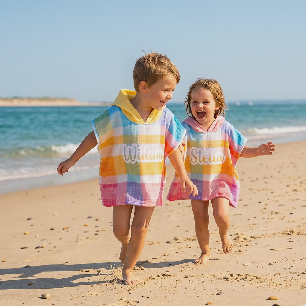 Personalized Hooded Beach Towel for Summer & Beach | MNSummer23