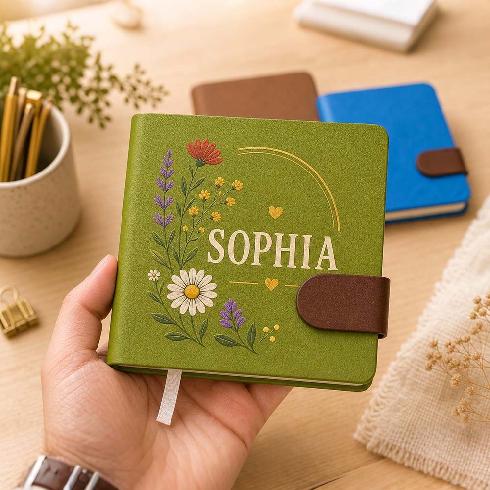 Personalised Mini Square Journal For Kids | MNKid04