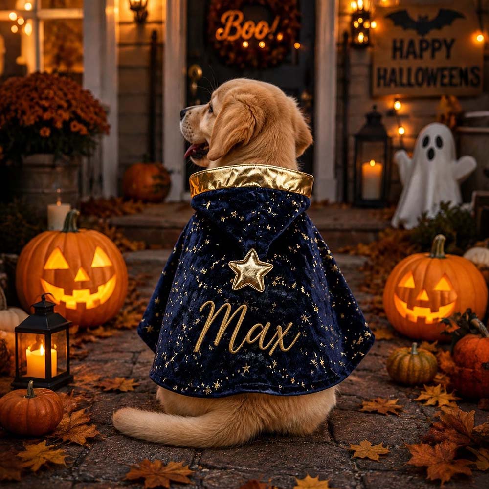 Personalized Halloween Wizard Cape For Pets | MNHalloween21