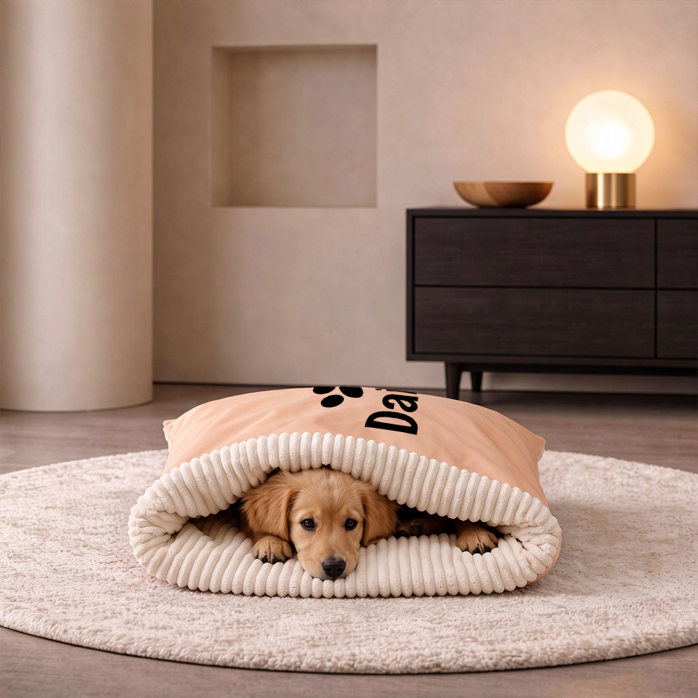 Personalized Velvet Dogs Snuggle Sack | MNHome110
