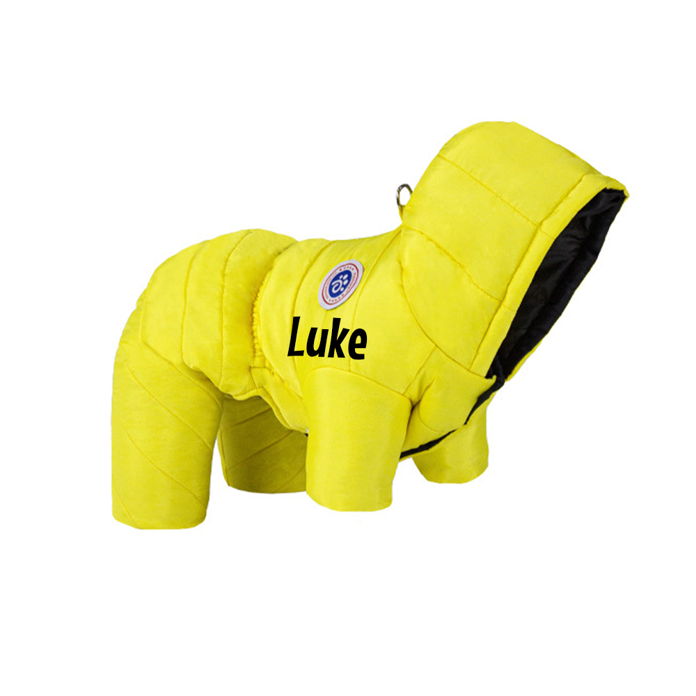 Personalized Pet Winter Warm Windproof Puffer Jacket | BKPet609