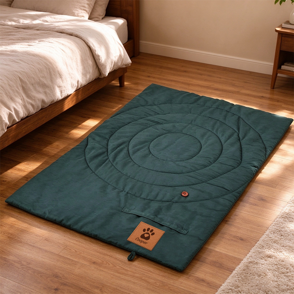 Personalized Portable Roll-Up Pet Mat | BKPet619