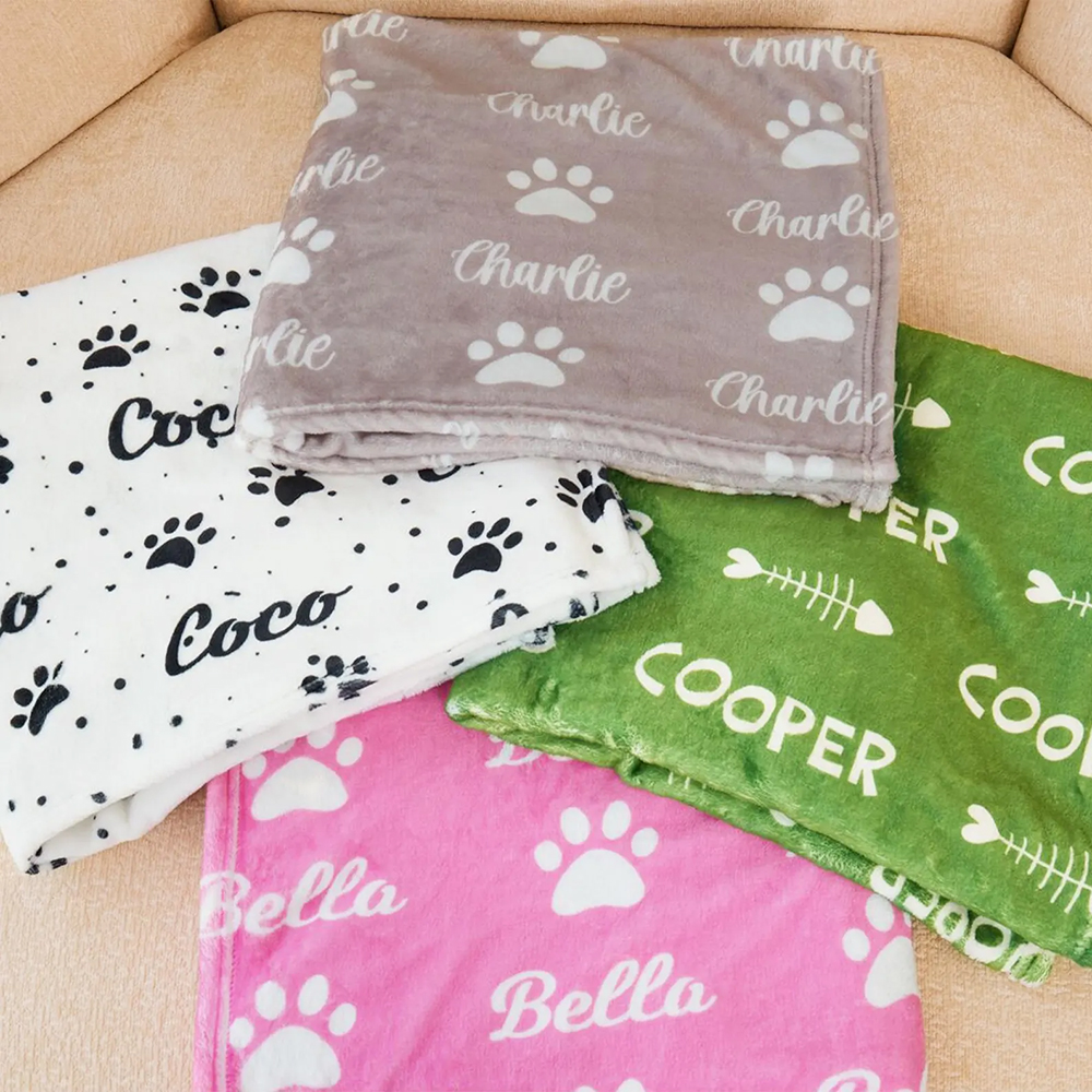 Personalized Lovely Pet Blanket for Comfort & Unique | BKPet104