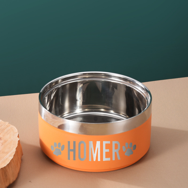 Personalized Stainless Steel Pet Food Bowl  | BKPet150