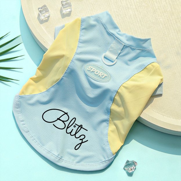 Personalized Pet Summer Quick-Drying Cooling Vest | BKPet155