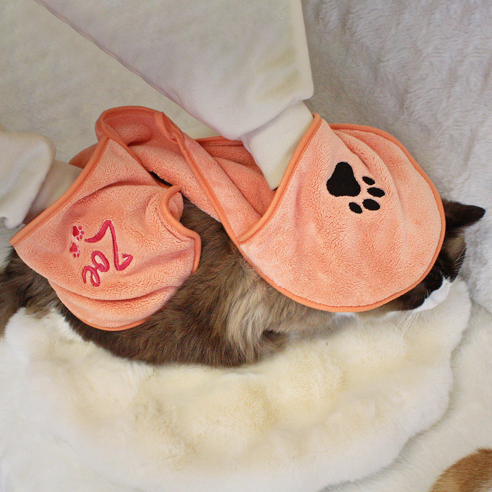 Personalized Embroidered Pet Drying Towel | BKPet167