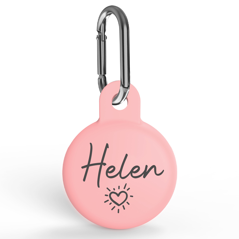Personalized Pet AirTag Silicone Collar Holder | BKPet174