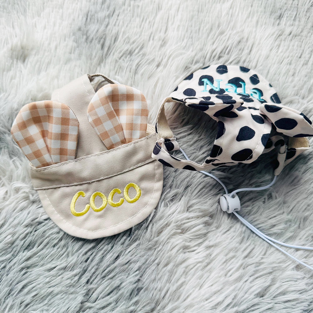 Personalized Embroidery Lovely Pet Hat with Ears | BKPet185