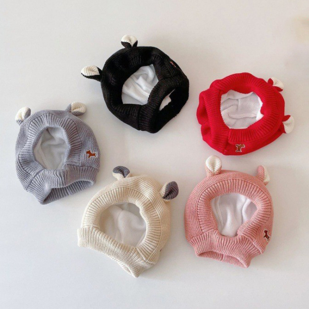 Personalized Embroidered Pet Winter Anti Noise Earmuffs Hat | BKPet206