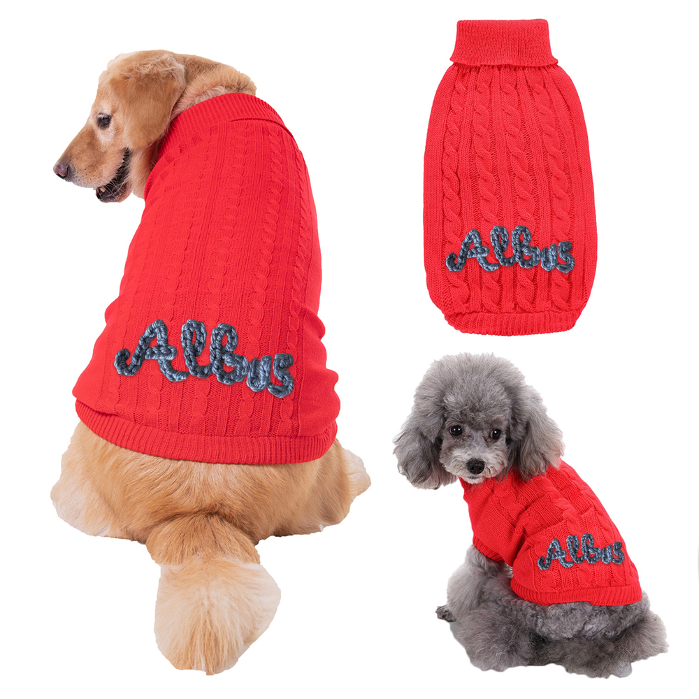Personalized Hand Embroidery Pets Colourful Sweater | BKPet233