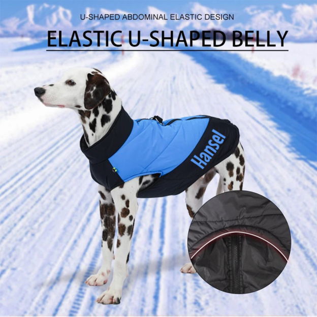 Personalized Pet Winter Warm Windproof Puffer Jacket | BKPet246