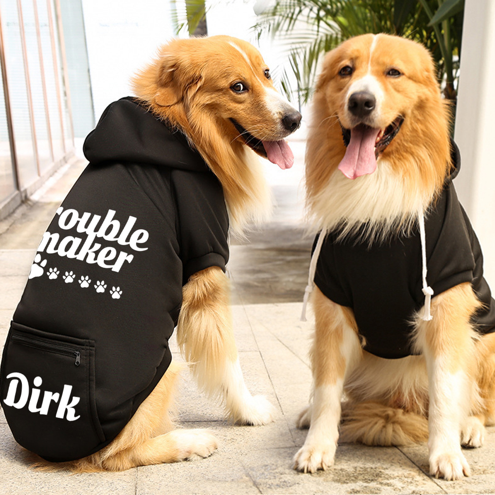 Personalized Warm Puppy Hoodie for Comfort & Unique | BKPet257