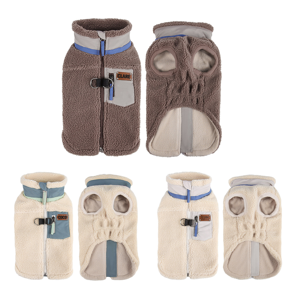 Personalized Leather Patch Pets Color Sweatshirts | BKPet275