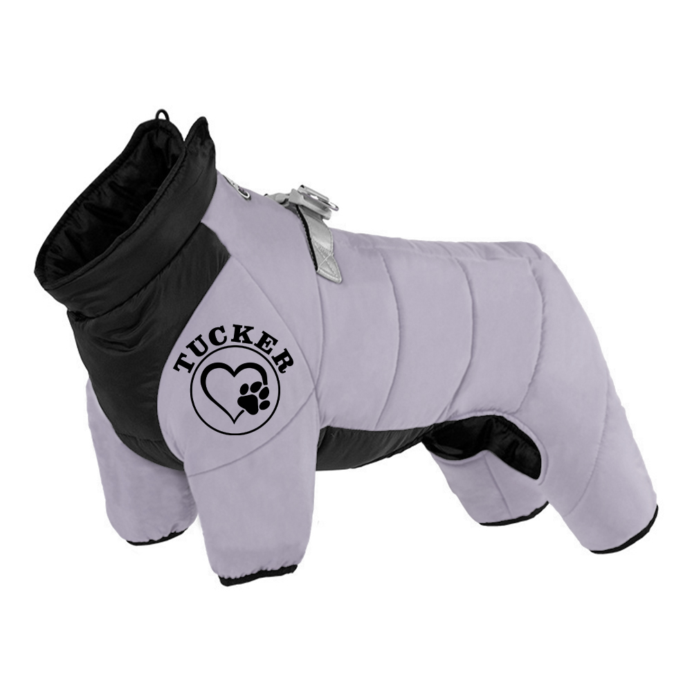 Personalized Pet Winter Warm Windproof Puffer Jacket | BKPet272