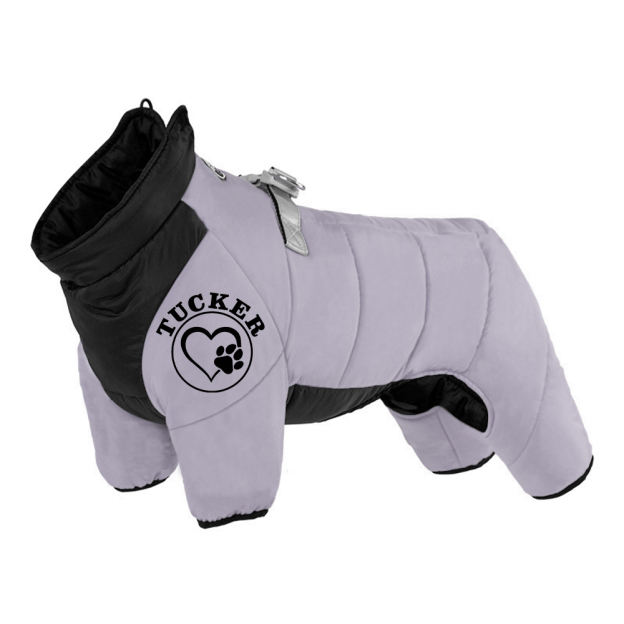 Personalized Pet Winter Warm Windproof Puffer Jacket | BKPet272