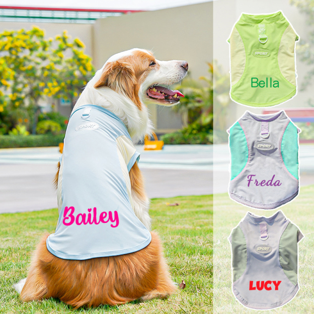 Personalized Pet Summer Cool Mesh Vest | BKPet155