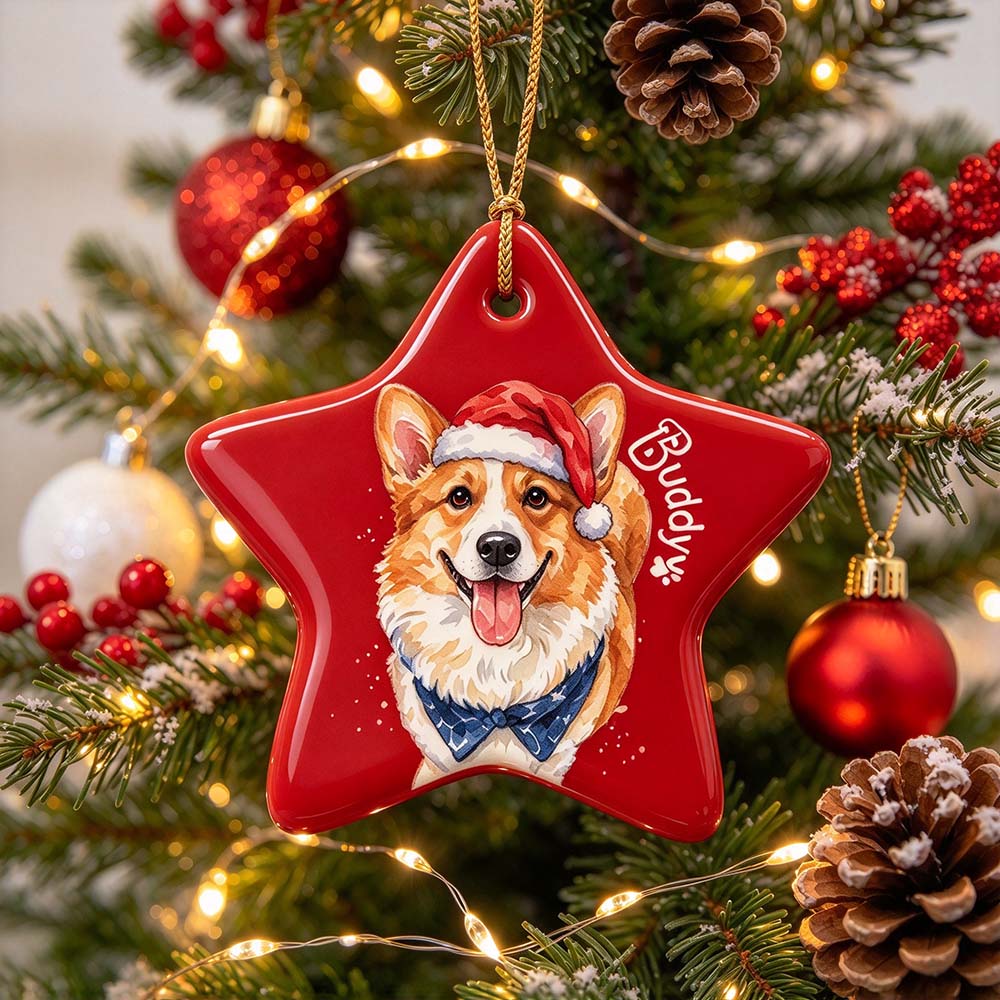 Personalized Pets Adorable Christmas Tree Ornament | MNGift46