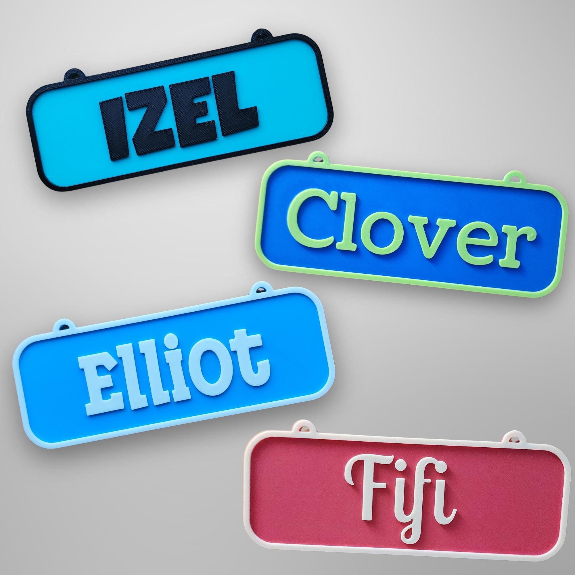 Personalized 3D Printed Dog Name Crate Sign | BKPet410