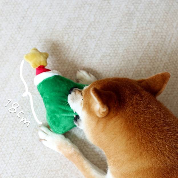 Christmas Tree Dog Plush Squeaky Toys | BKPet133