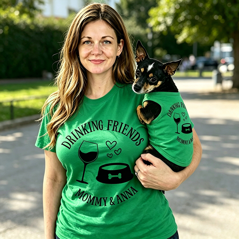 Personalized Mommy/Daddy & Pet Matching Shirt | BKPet460