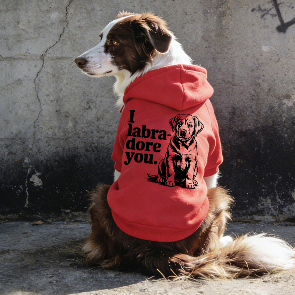 I Iabra dore you Puppy Hoodie | BKPet315