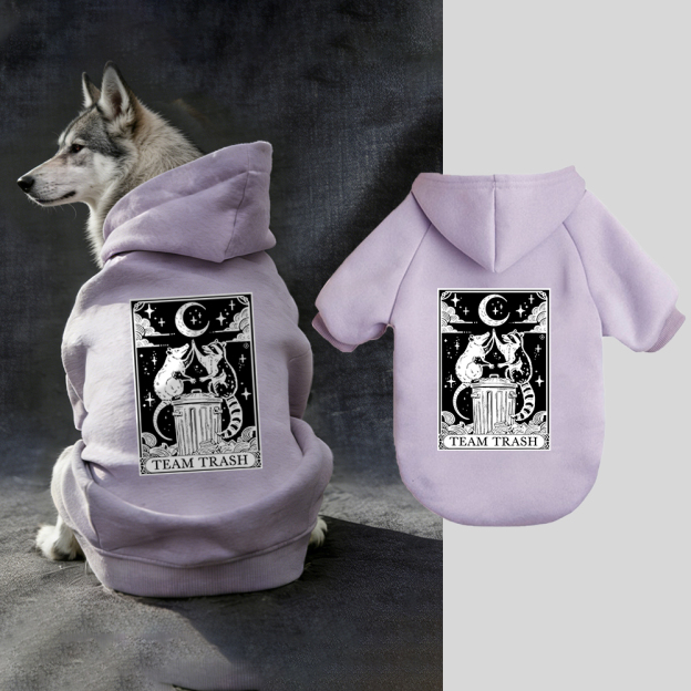 TEAM TRASH Puppy Hoodie | BKPet322